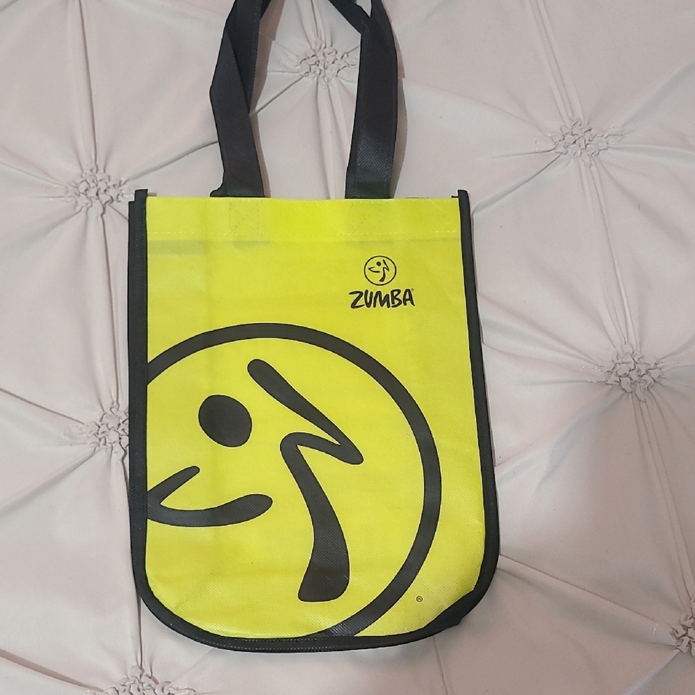 Zumba Fitness Flourecent Yellow and Black Tote Bag